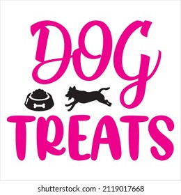 Dog Treats t-shirt design, vector file.