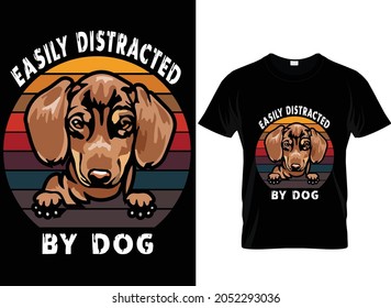Dog t-shirt design. Animal lover t-shirt design