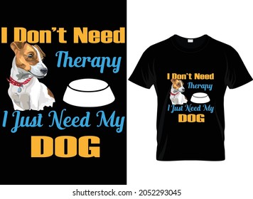 Dog t-shirt design. Animal lover t-shirt design