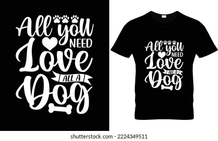 DOG t-shirt design beautiful ball template 100% vector best Vector graphic for T-Shirt illustration and other uses. print ready File any products