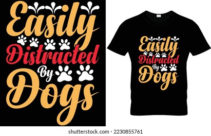 DOG t-shirt design beautiful ball template 100% vector best Vector graphic for T-Shirt illustration and other uses. print ready File any products