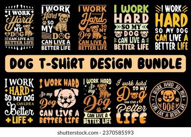 Paquete de diseño de camisetas para perros, Juego de camisetas para perros divertidos, Paquete de camisetas para enamorados de perros, Tee de cachorro, Paquete de camisa para citas de perros, Diseño de paquete.