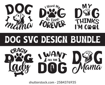 dog tshirt design bundle vector
