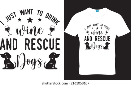 Dog T-shirt Design and Dog Svg