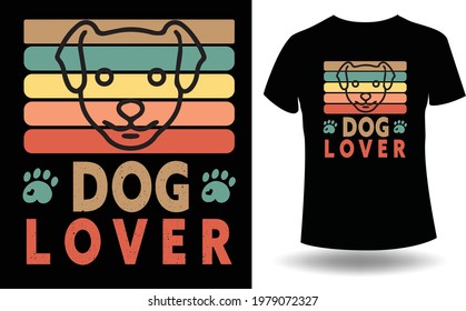 Dog t-shirt design vector file