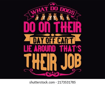 Dog t-shirt design vector file