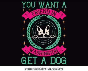 Dog t-shirt design vector file