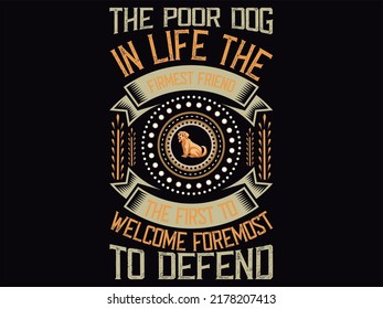 Dog t-shirt design vector file