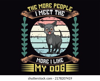 Dog t-shirt design vector file