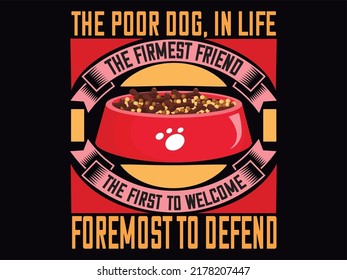 Dog t-shirt design vector file