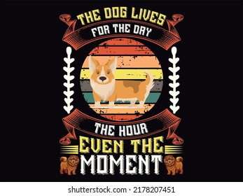 Dog t-shirt design vector file