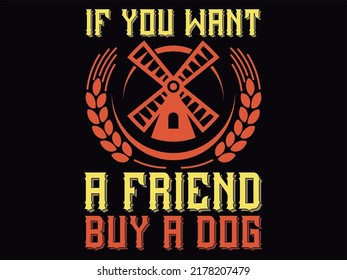 Dog t-shirt design vector file
