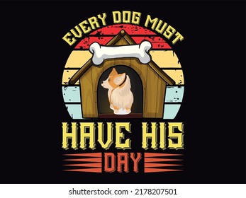 Dog t-shirt design vector file