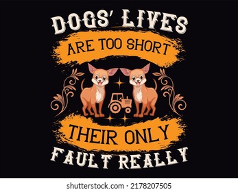 Dog t-shirt design vector file