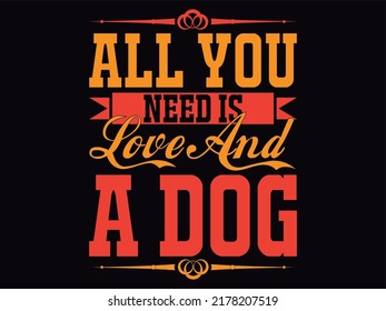 Dog t-shirt design vector file