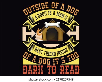 Dog t-shirt design vector file