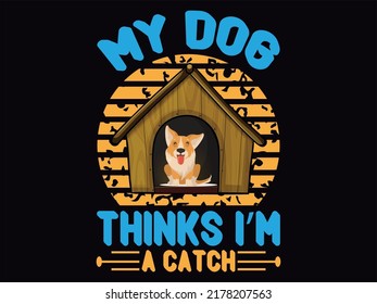 Dog t-shirt design vector file