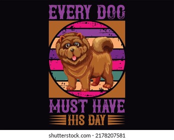 Dog t-shirt design vector file