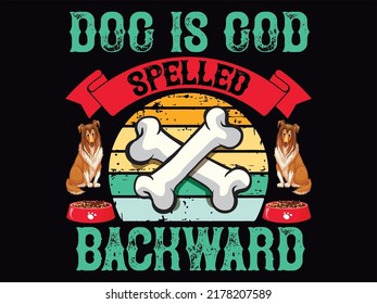 Dog t-shirt design vector file