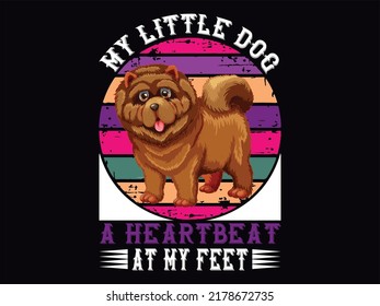 Dog t-shirt design vector file