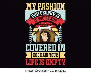 Dog t-shirt design vector file