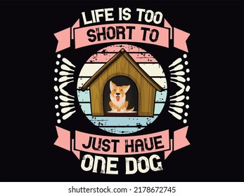 Dog t-shirt design vector file