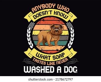 Dog t-shirt design vector file