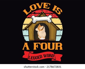 Dog t-shirt design vector file
