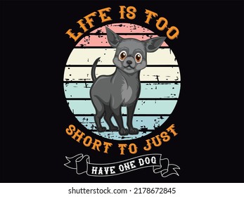Dog t-shirt design vector file