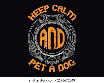 Dog t-shirt design vector file