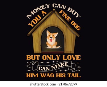 Dog t-shirt design vector file