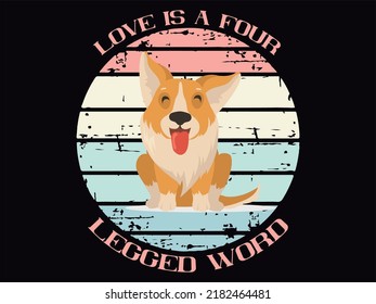 Dog t-shirt design vector file