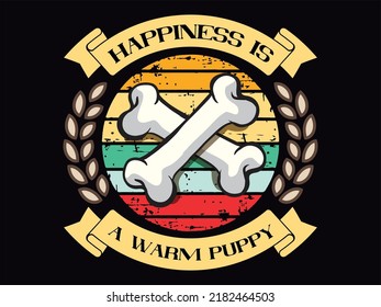Dog t-shirt design vector file