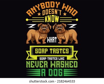 Dog t-shirt design vector file
