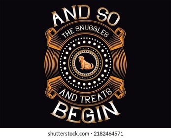 Dog t-shirt design vector file