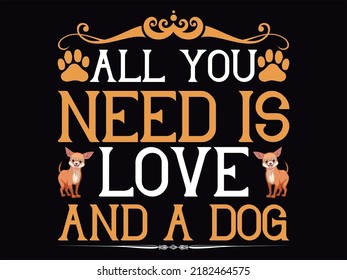 Dog t-shirt design vector file