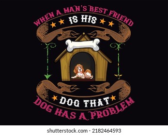Dog t-shirt design vector file