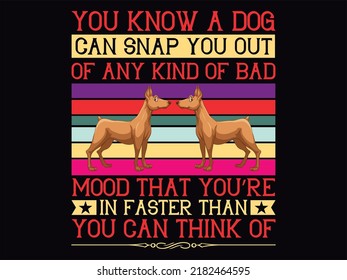 Dog t-shirt design vector file
