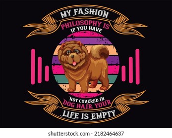 Dog t-shirt design vector file