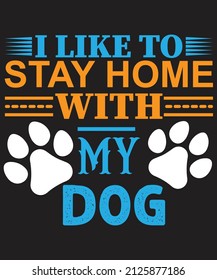 Dog T-shirt Design Vector For Graphic
