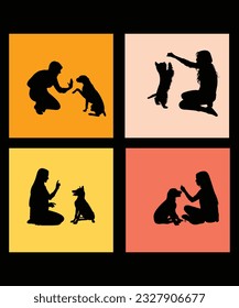 Dog T-Shirt Design vector, Dog T Shirt Design, Dog Lover T-Shirt Design