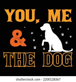 Dog t-shirt design vector template