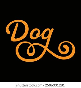 Dog T-shirt design vector template