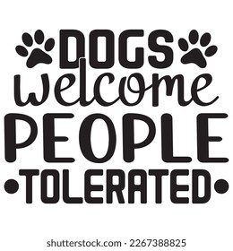 Dog T-Shirt Designs Vectors File.