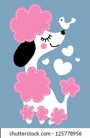 dog / T-shirt graphics / cute cartoon characters / cute graphics for kids / Book illustrations / textile graphic