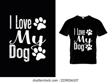 Dog T-shirt And SVG Design.