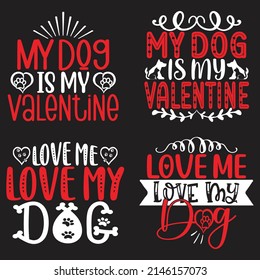 Dog T-shirt  And SVG Design Bundle, Vector file