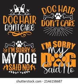 Dog T-shirt  And SVG Design Bundle, Vector file