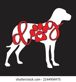 Dog T-shirt And  SVG Design, Vector File.