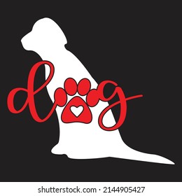 Dog T-shirt And  SVG Design, Vector File.